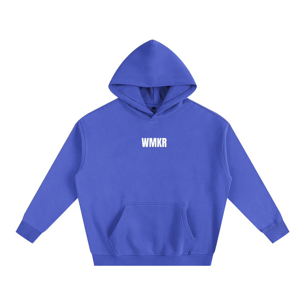 Blue "WMKR" Oversized Hoodie